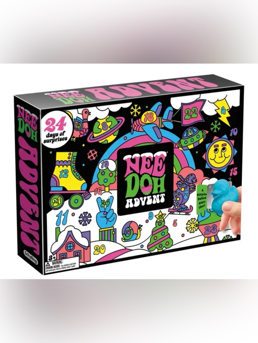 2026 Authentic Needoh SQUISHMAS Advent Calendar - 24 Mini Needohs - No cancels